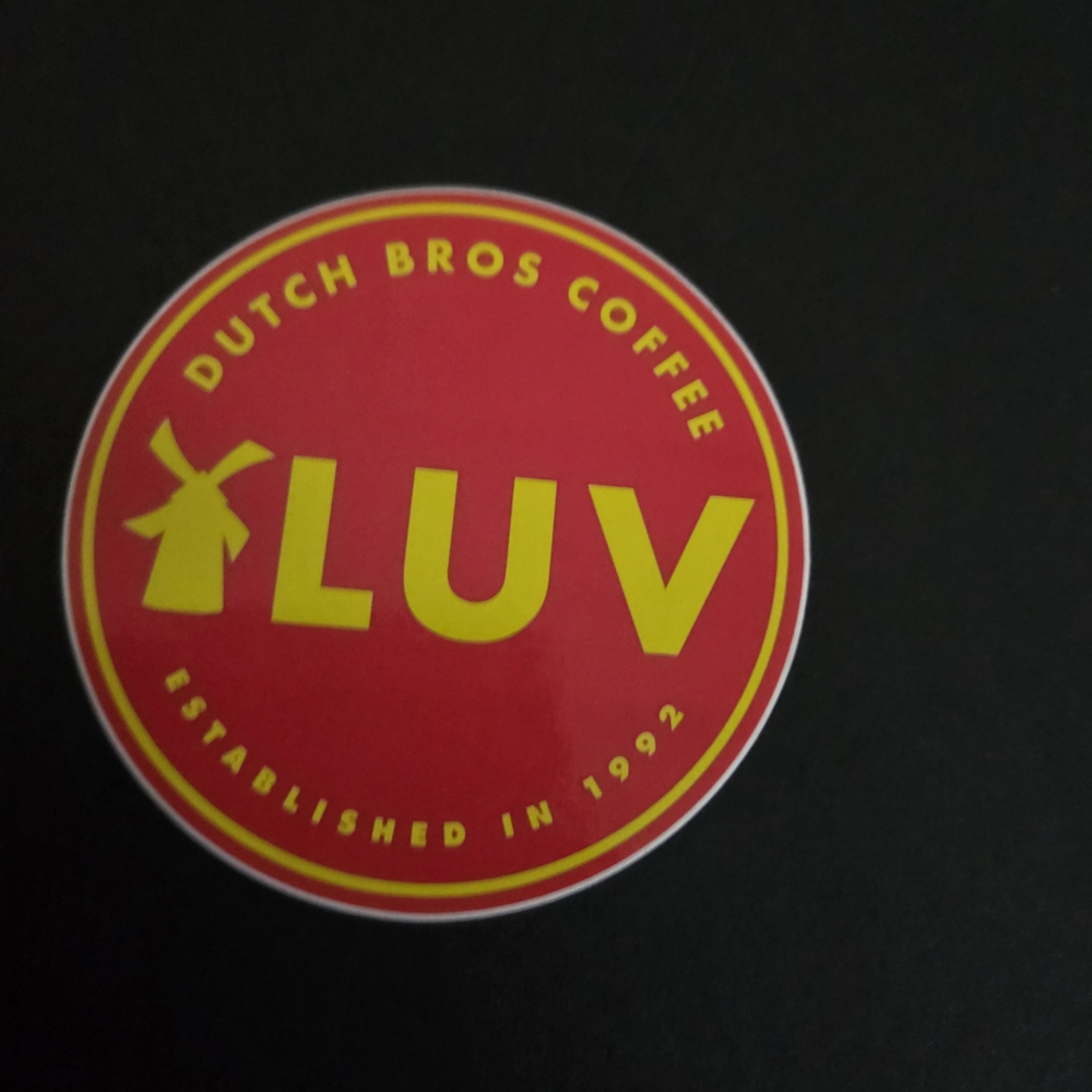 Dutch Bros Coffee LUV Sticker